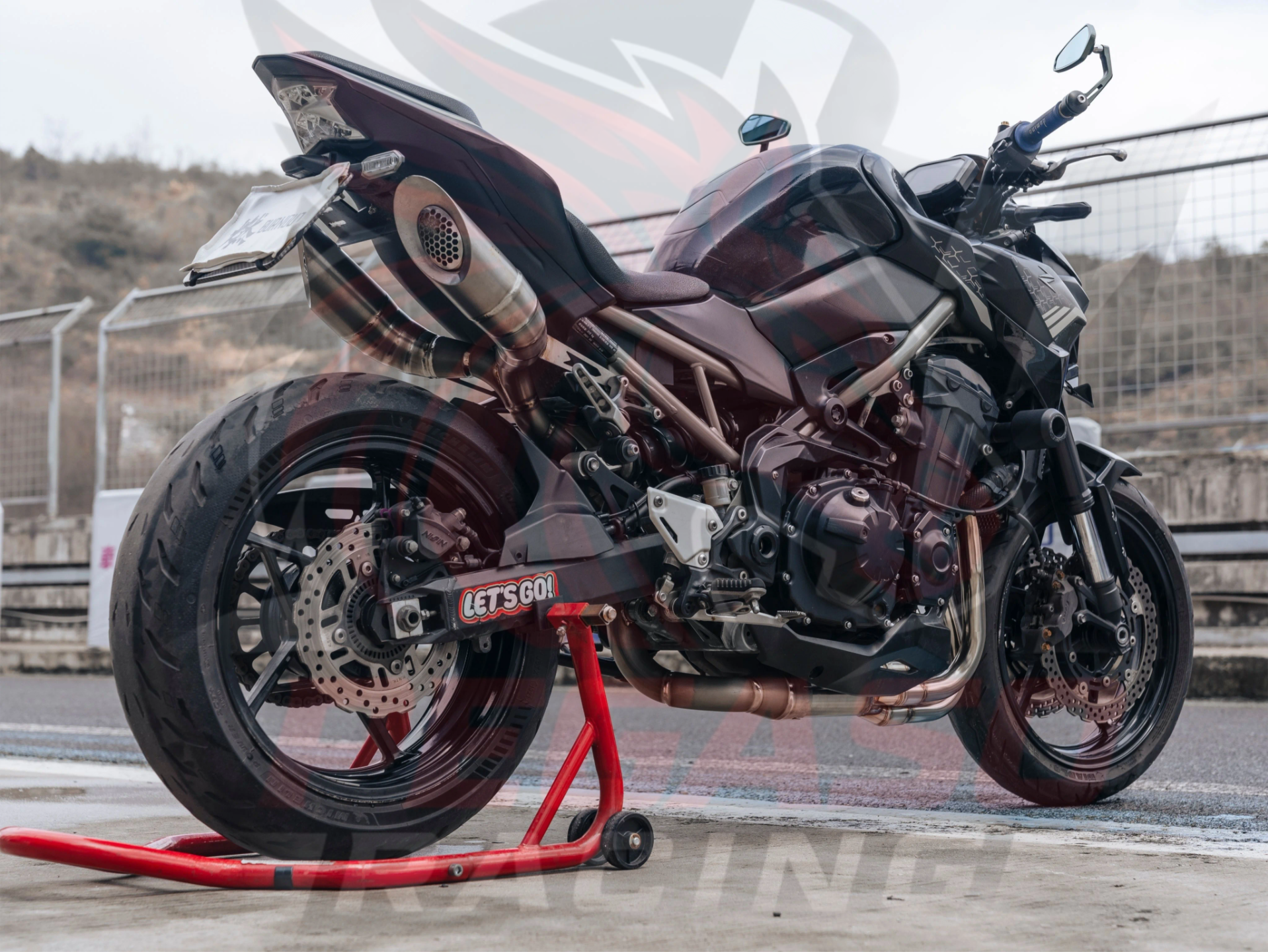 LINEA ARTESANAL DOBLE SALIDA  KAWASAKI Z900