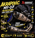 LINEA AKRAPOVIC YAMAHA MT07 2025-2026